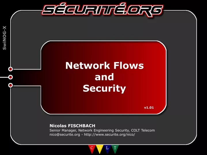 network flows and security v1 01