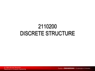 2110200 DISCRETE STRUCTURE