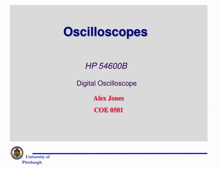 oscilloscopes