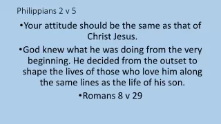 Philippians 2 v 5