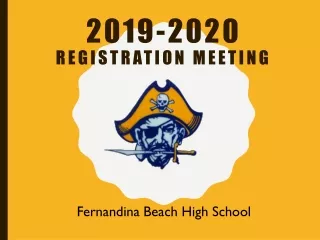 2019-2020 Registration Meeting