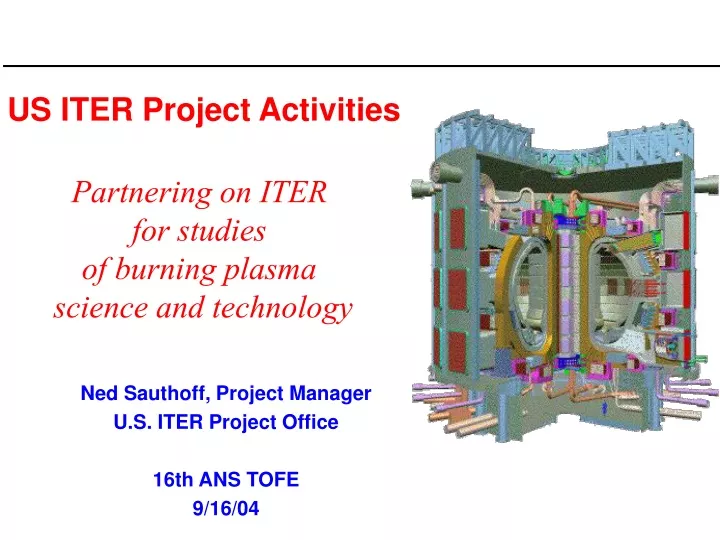 us iter project activities