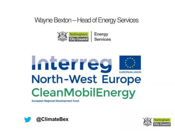 wayne bexton head of energy services