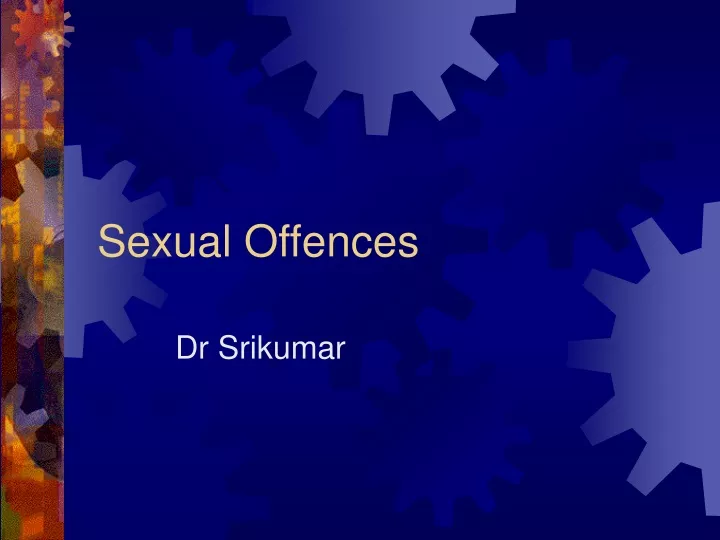 sexual offences