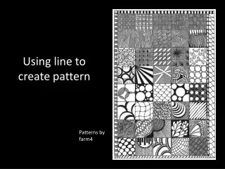 Using line to create pattern
