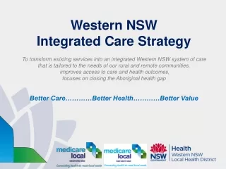 Western  NSW Integrated Care Strategy