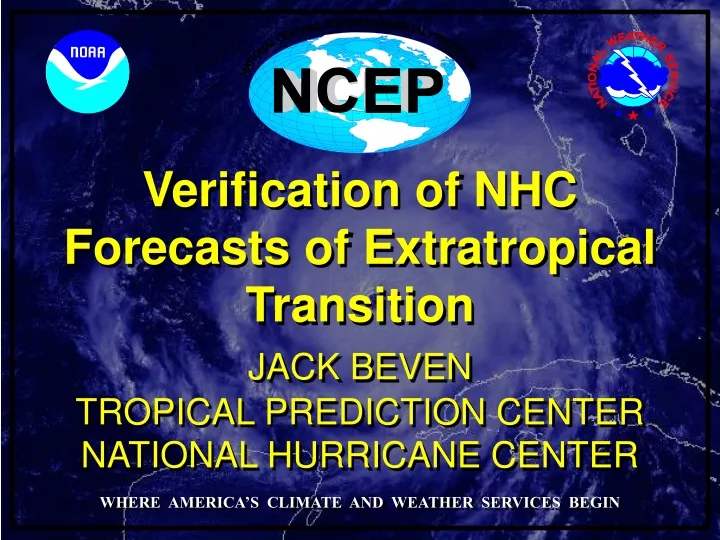 national centers for environmental prediction