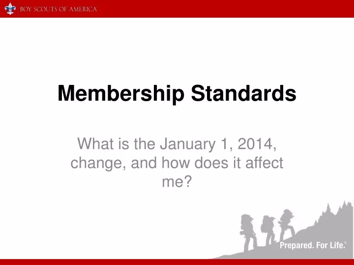 membership standards