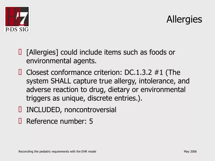 allergies