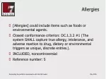 Allergies - slide 1