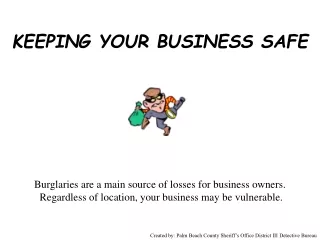 KEEPING YOUR BUSINESS SAFE