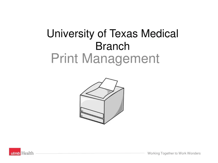 university of texas medical branch