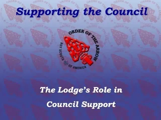Supporting the Council