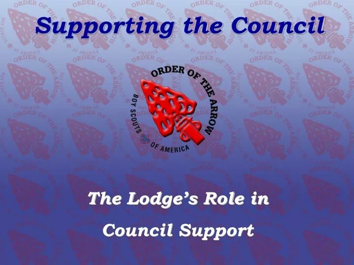 supporting the council
