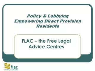 Policy &amp; Lobbying Empowering Direct Provision Residents