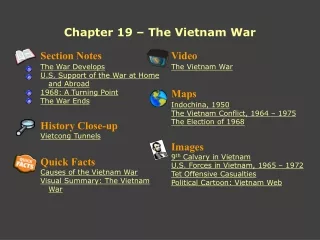 Chapter 19 – The Vietnam War