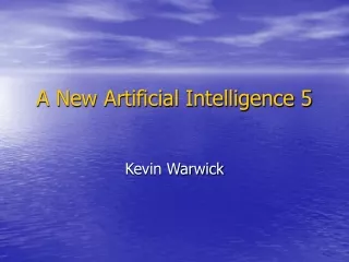 A New Artificial Intelligence 5