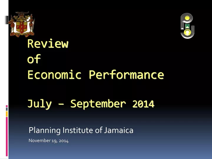 review of economic performance july september 2014