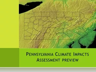 Pennsylvania Climate  Impacts  Assessment preview