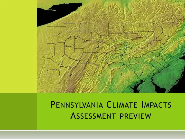 pennsylvania climate impacts assessment preview