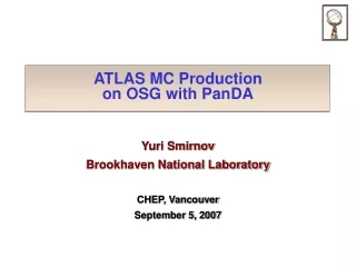 ATLAS MC Production on OSG with PanDA