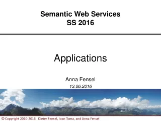 Semantic Web Services SS 2016