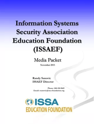 Information Systems Security Association Education Foundation  (ISSAEF)