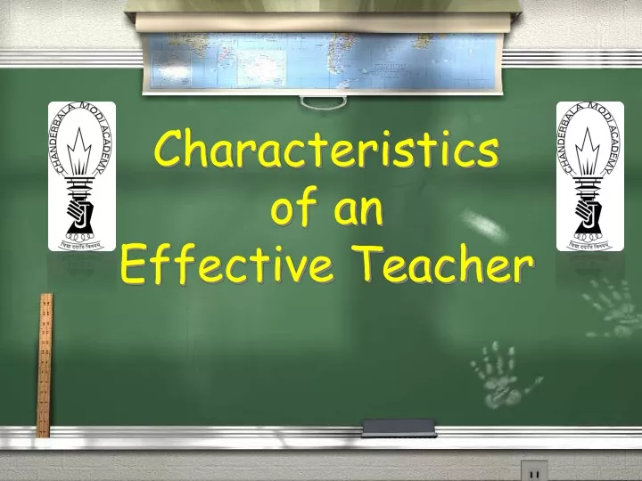 characteristics of an effective teacher