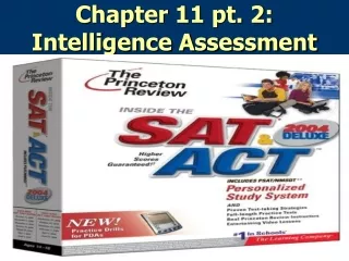 Chapter 11 pt. 2:  Intelligence Assessment