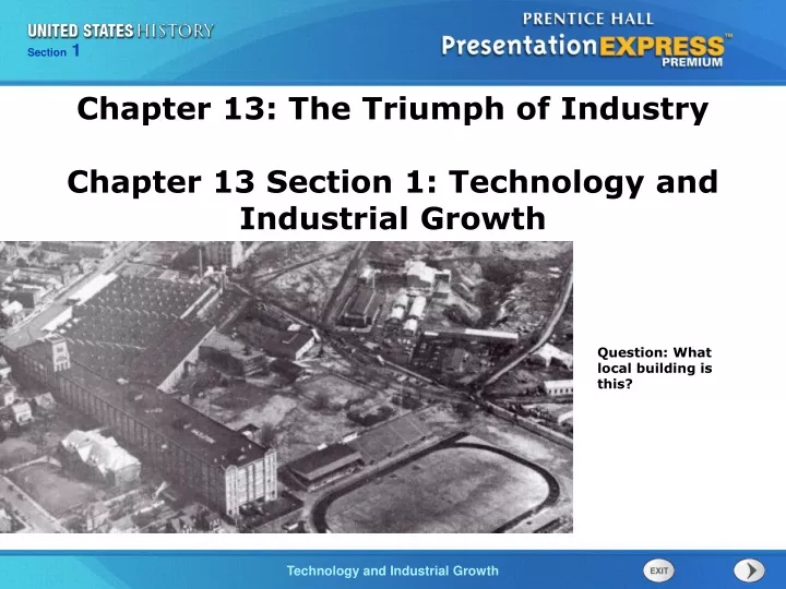 chapter 13 the triumph of industry chapter