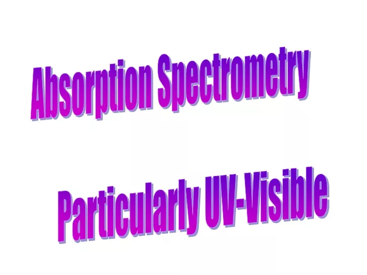 absorption spectrometry