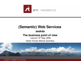 (Semantic) Web Services