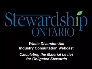 Calculating the Material Levies for Obligated Stewards