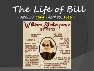 The Life of Bill