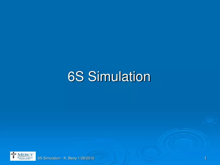 6s simulation