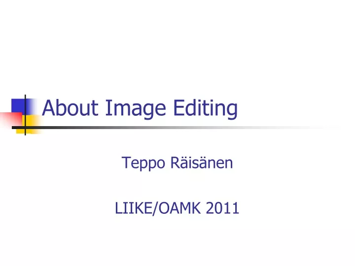 about image editing