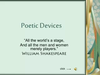 Poetic Devices