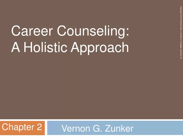 career counseling a holistic approach