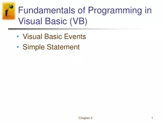 Fundamentals of Programming in Visual Basic (VB)