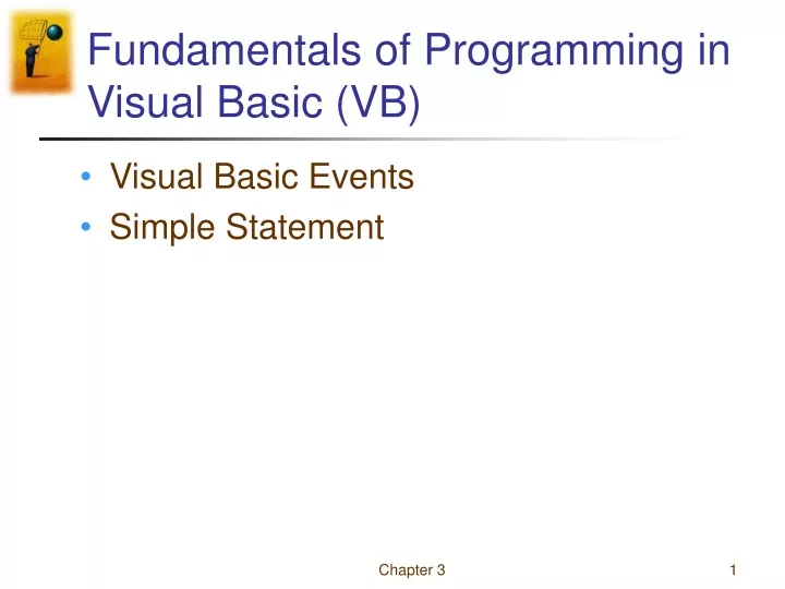 fundamentals of programming in visual basic vb