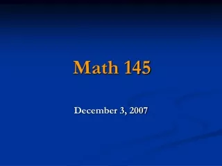 Math 145