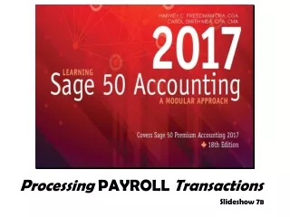 Processing  PAYROLL  Transactions