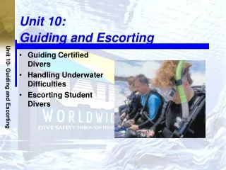 Unit 10: Guiding and Escorting