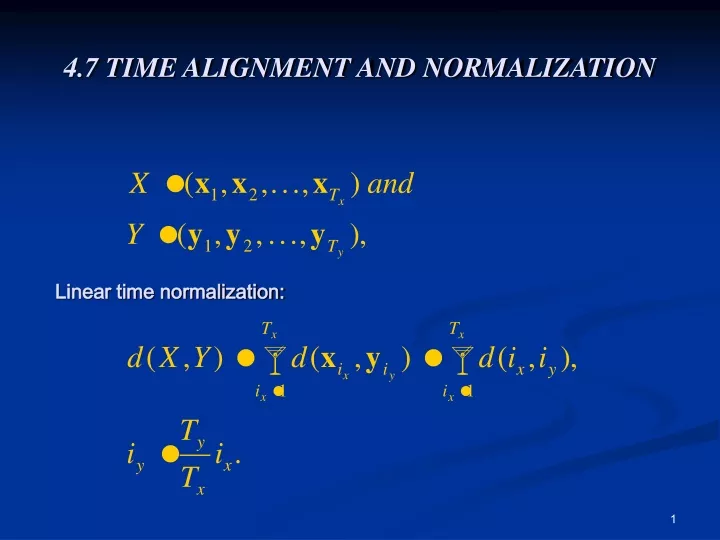 4 7 time alignment and normalization