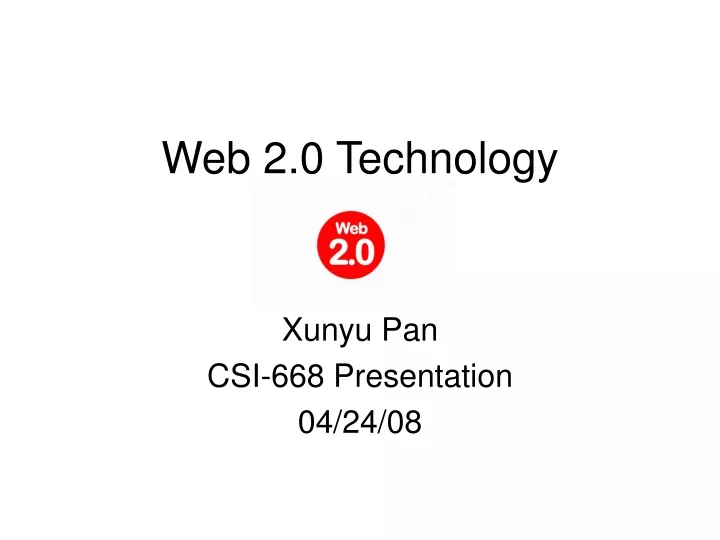 web 2 0 technology