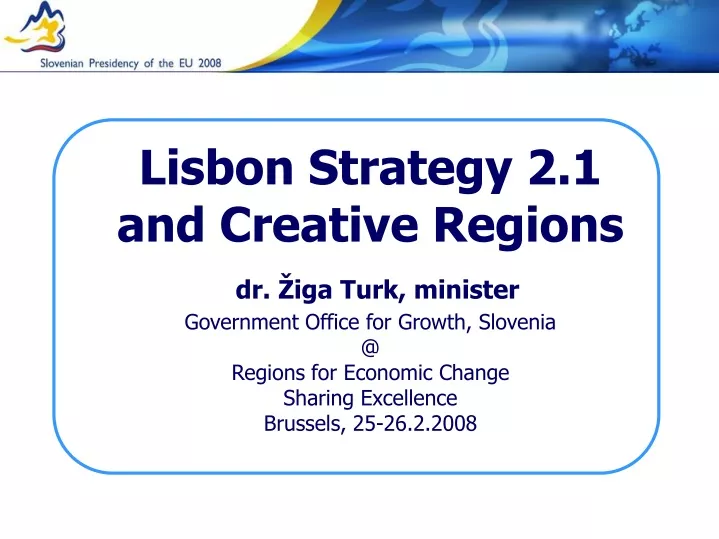 lisbon strategy 2 1 and creative regions
