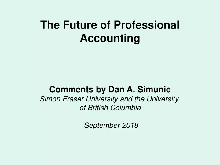 the future of professional accounting comments