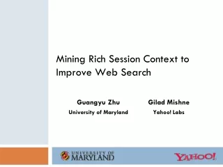 Mining Rich Session Context to Improve Web Search