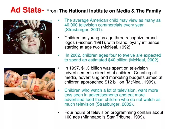 ad stats from the national institute on media the family