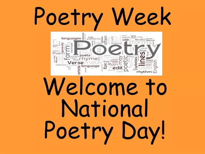 poetry week